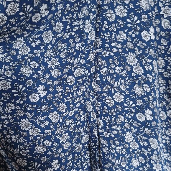 New York and Company Dress Size 8 Womens Button Down Short Sleeve Floral Summer - Picture 6 of 8
